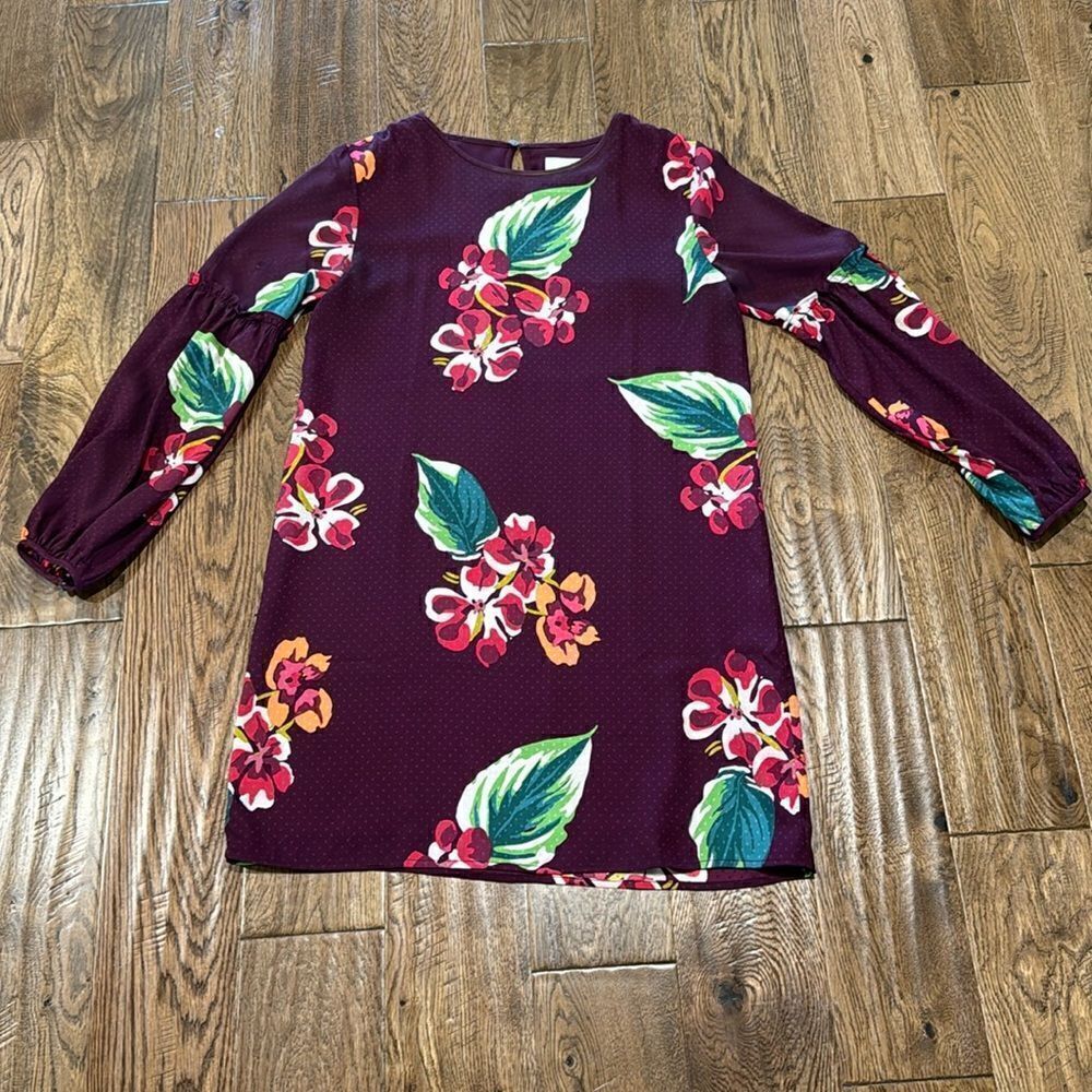 LOFT Floral Shift Dress. Sz XS